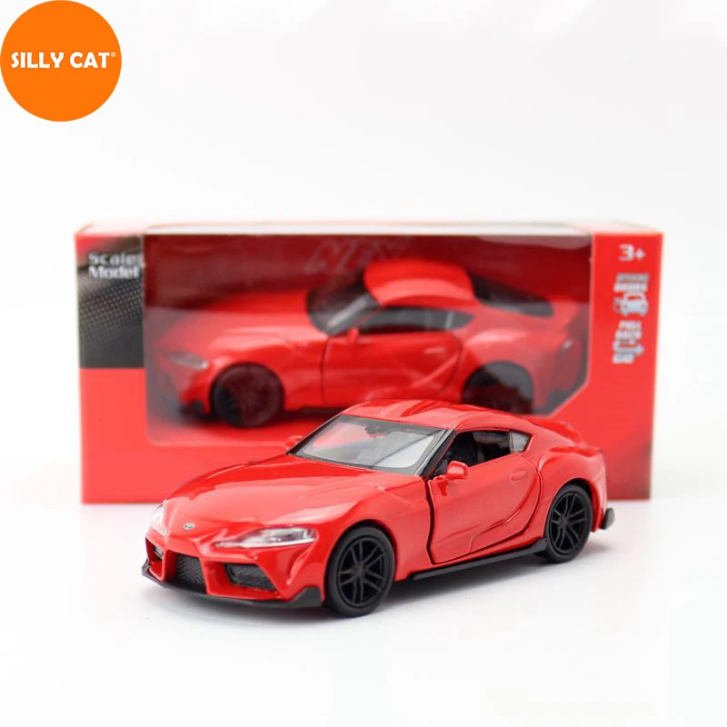 

SILLY CAT 1:36 Metal Simulation Model Car Toy Car For TOYOTA SUPRA Sport Car Car Model Toy Play Vehicles Car Collection Car Toys