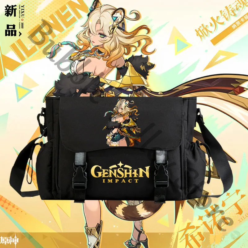 Аниме Genshin Impact Xilonen Косплей Сумка-мессенджер Мультфильм Versipacks Сумки на одно плечо