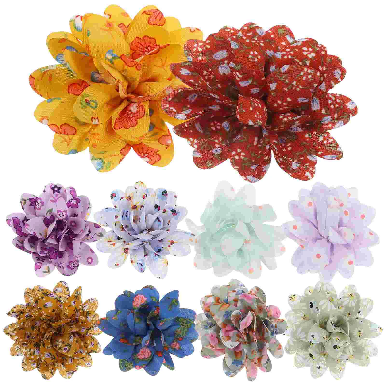 

10 Pcs Cosplay Accessories Flower Pet Bow Ties Puppy Grooming Dog Collar Accessory Multi-color Collars Lace Decoration