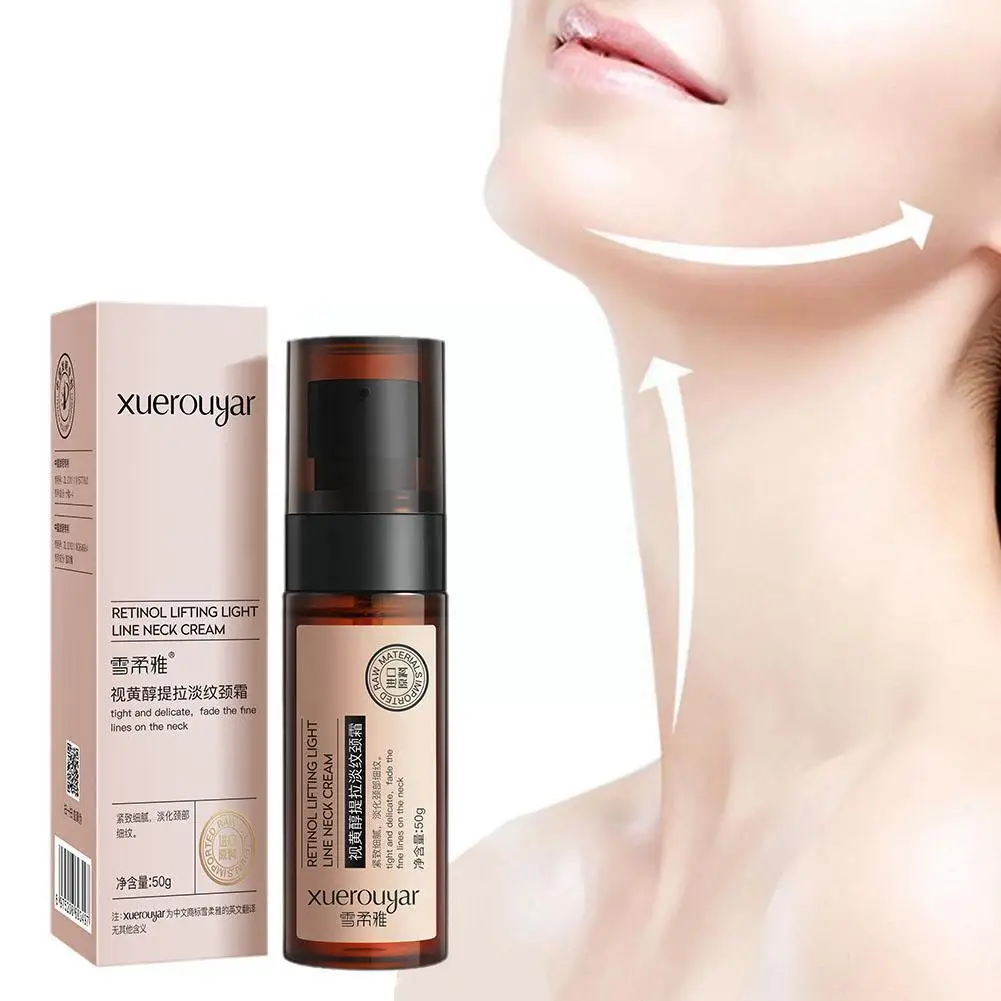 

Retinol Anti Wrinkle Cream Firming Lifting Fade Fine Face Neck Chin Cream Skin Lines Double Anti-Aging Brighten Reducer Car T1N2