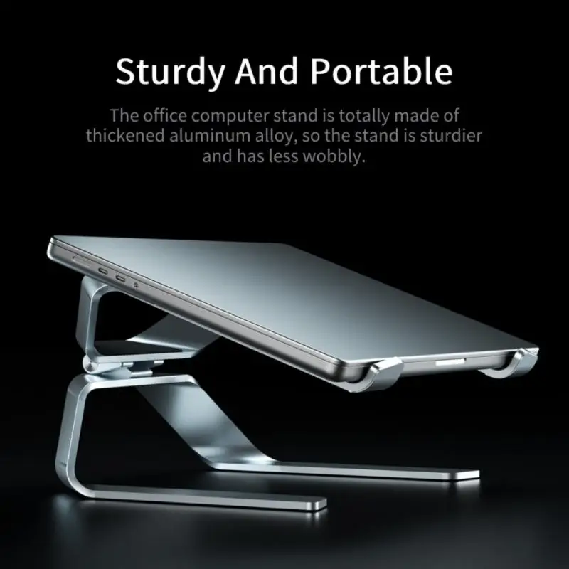 

Non-slip Notebook Desktop Cooling Bracket Portable Aluminum Alloy Tablet Stand Ergonomics For Laptops 11 To 17 Inches Detachable