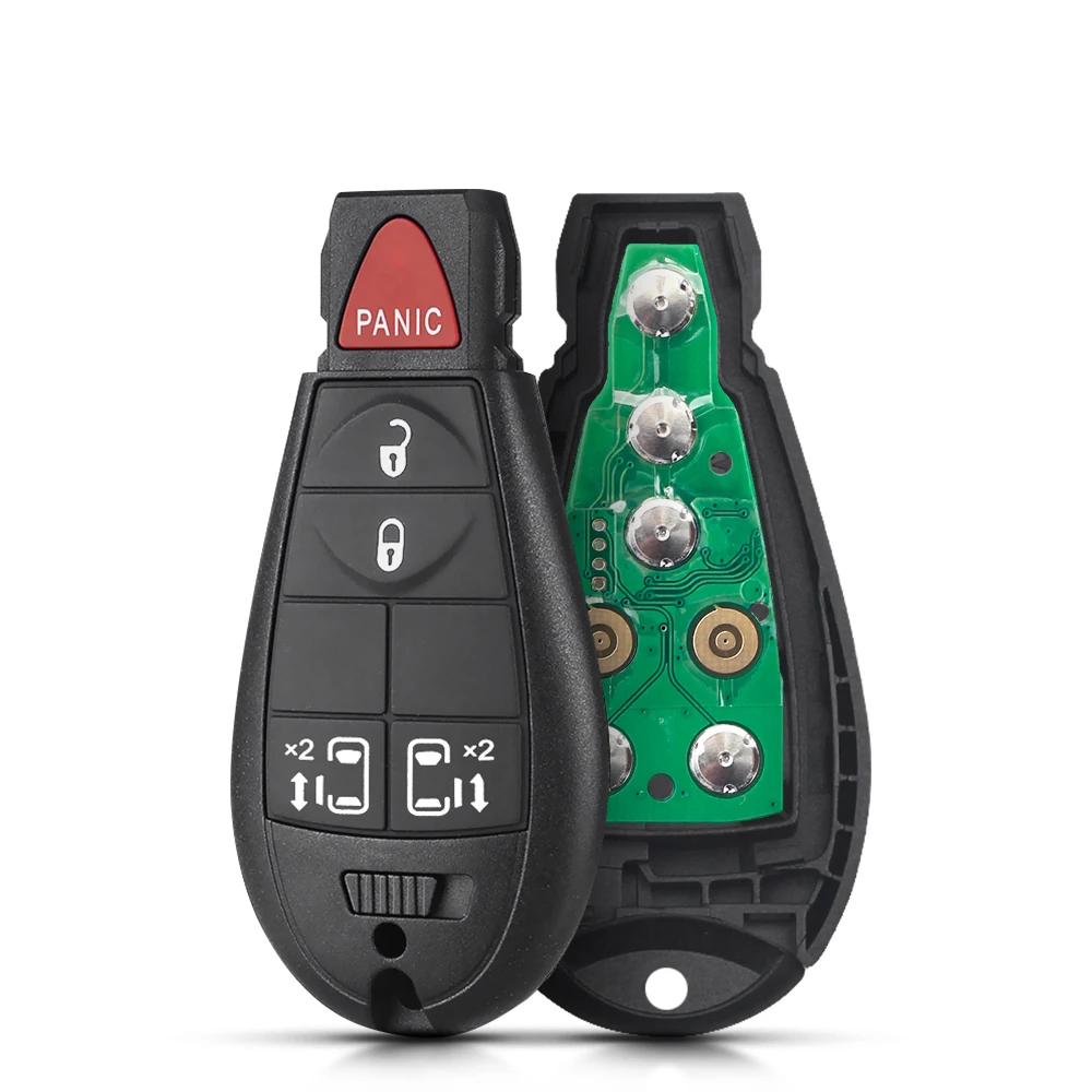 

KEYYOU 4 + 1 кнопка дистанционного автомобильного ключа для Dodge Grand Caravan Journey 2008 2009 2010 2011 2012 2013 2014 M3N5WY783X 433 МГц чип ID46