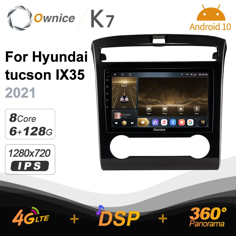 

Автомагнитола K7 Ownice на Android 128, с ОЗУ 6 ГБ, ПЗУ 10,0 ГБ