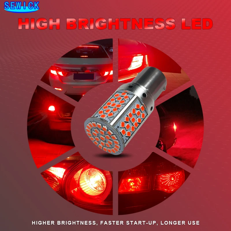 Лампы стоп-сигналов для Toyota Hilux Vigo Pickup N1 N2 N3 Mk7 Mk8 MR2 MK3 ZZW3 Yaris/Vitz P1 P15 Tacoma 2 шт.