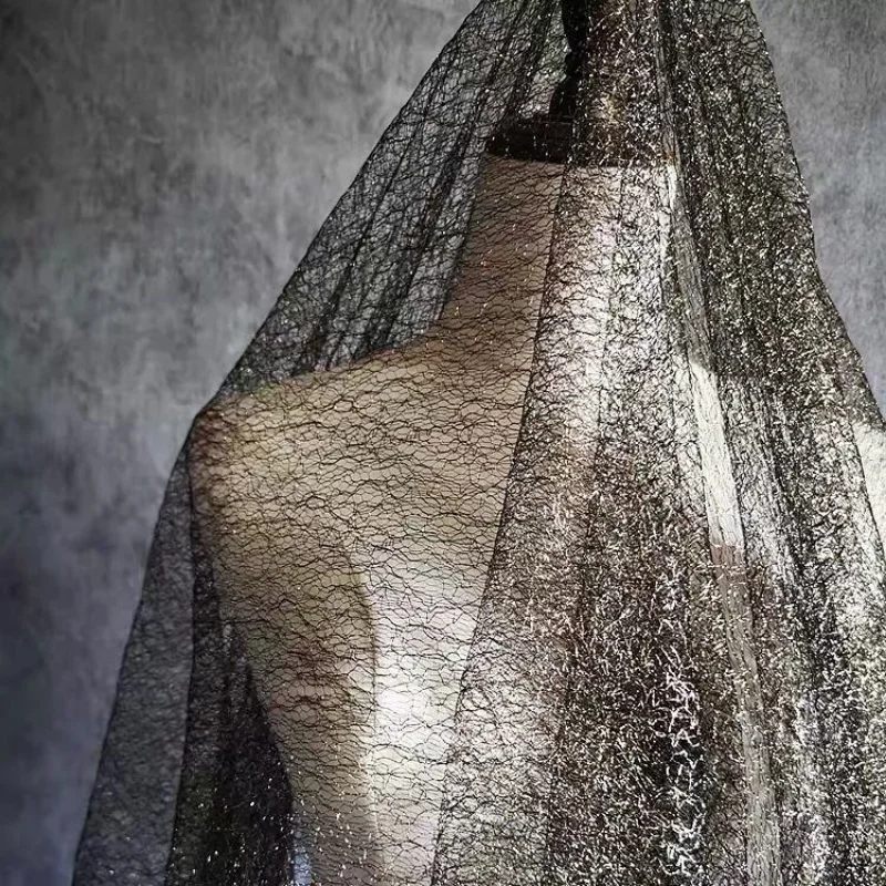 Асимметричная сетчатая ткань дизайн сделай сам для одежды ручной работы