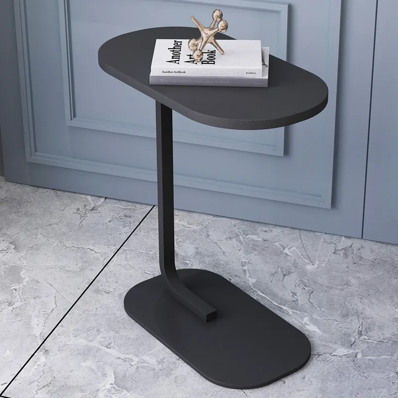 

Скандинавский боковой столик в форме с, современный минималистичный дизайнерский Маленький журнальный столик, угловой столик, съемный Диванный боковой стол, прикроватный столик