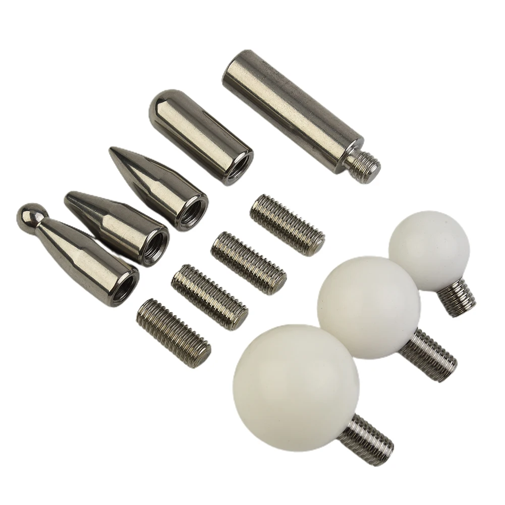 

Dent Removal Tool Parts Replacement Rod Tips M8 Maintenance Stainless Steel+nylon 8pcs/set Accessories Durable