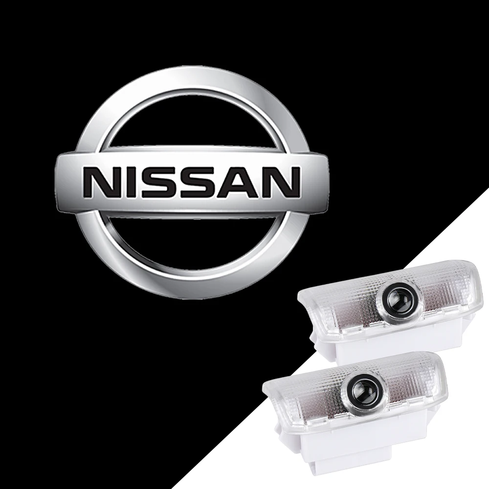 

2/4 шт. украшение двери автомобиля лазерный проектор логотип свет светодиодный HD приветственная лампа для Nissan Teana 2008-2012 Patrol 2012-2017