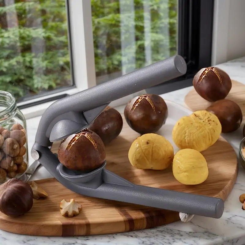 Открывалка для каштанов из нержавеющей стали машина зажима орехи резак грецких