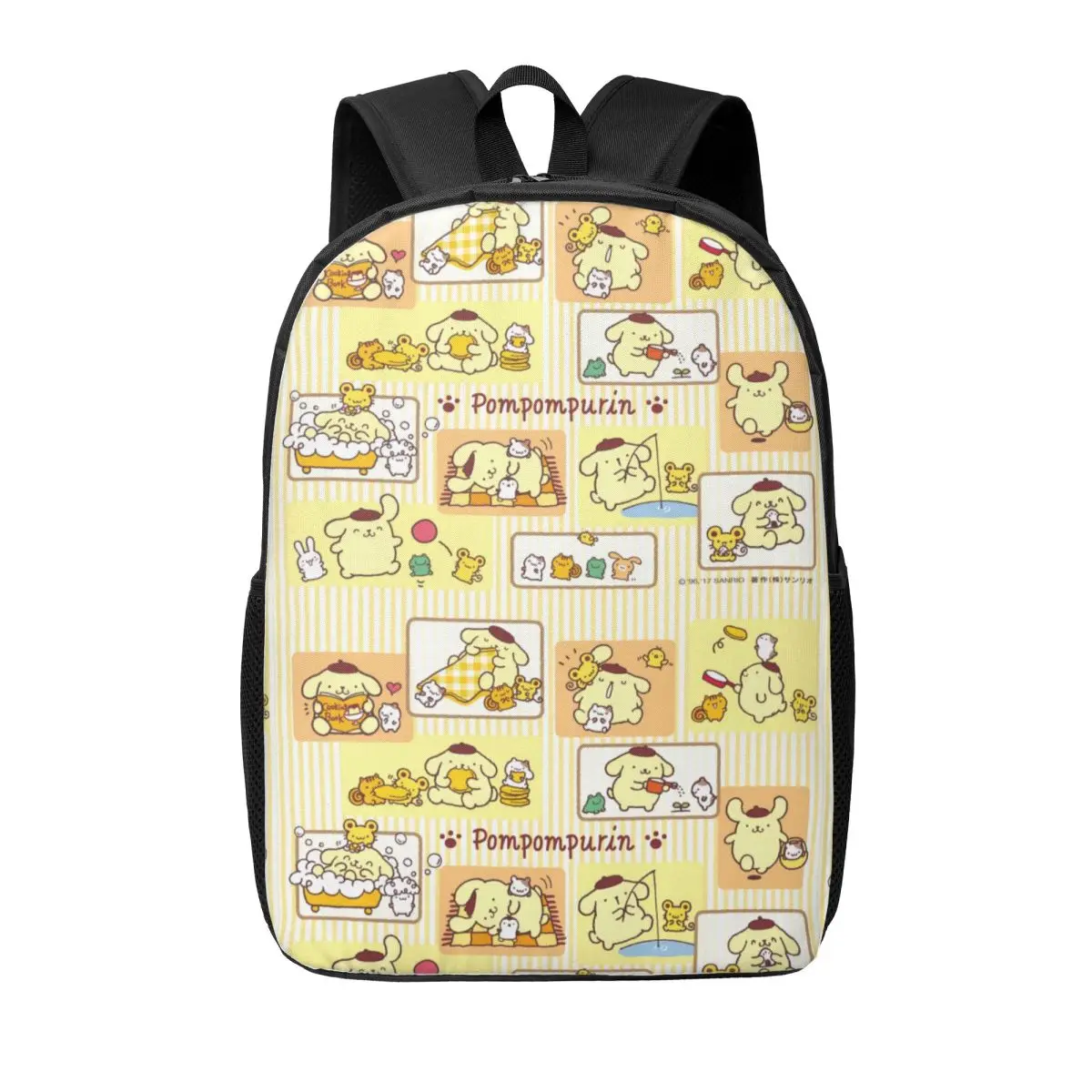 Пользовательский рюкзак с комбинированной схемой Pom Purin для мужчин и женщин