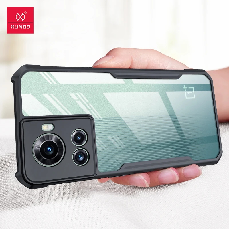 Xundd противоударный чехол для OnePlus 10R прозрачный пылезащитный задней панели