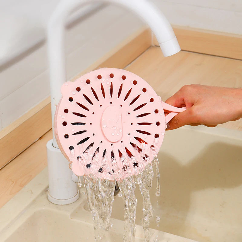 Корзина для слива фруктов с крышкой и складной ручкой чаша мытья овощей дуршлаг