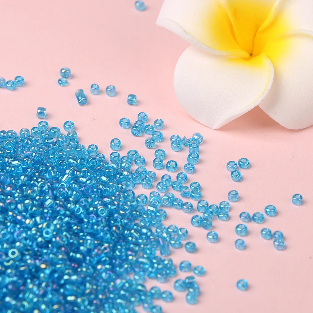 

1200 шт. 2 мм стеклянные бусины Чешский очаровательный хрустальный бисер для изготовления ювелирных изделий кольца DIY браслет бусины ручной р...