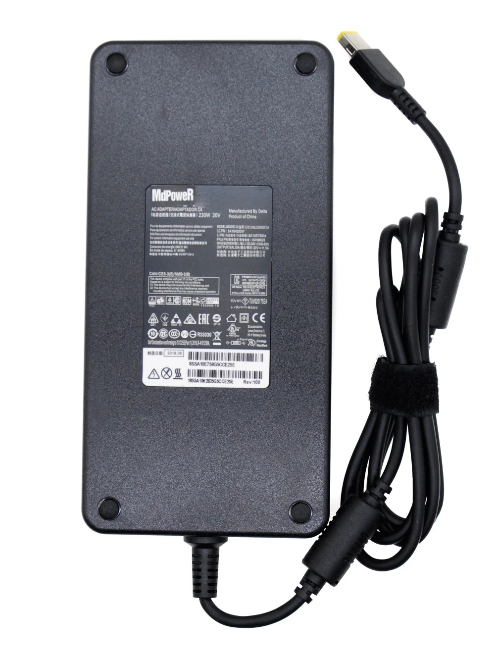 Оригинальный адаптер переменного тока 20 в 230 а Вт для зарядного устройства Lenovo