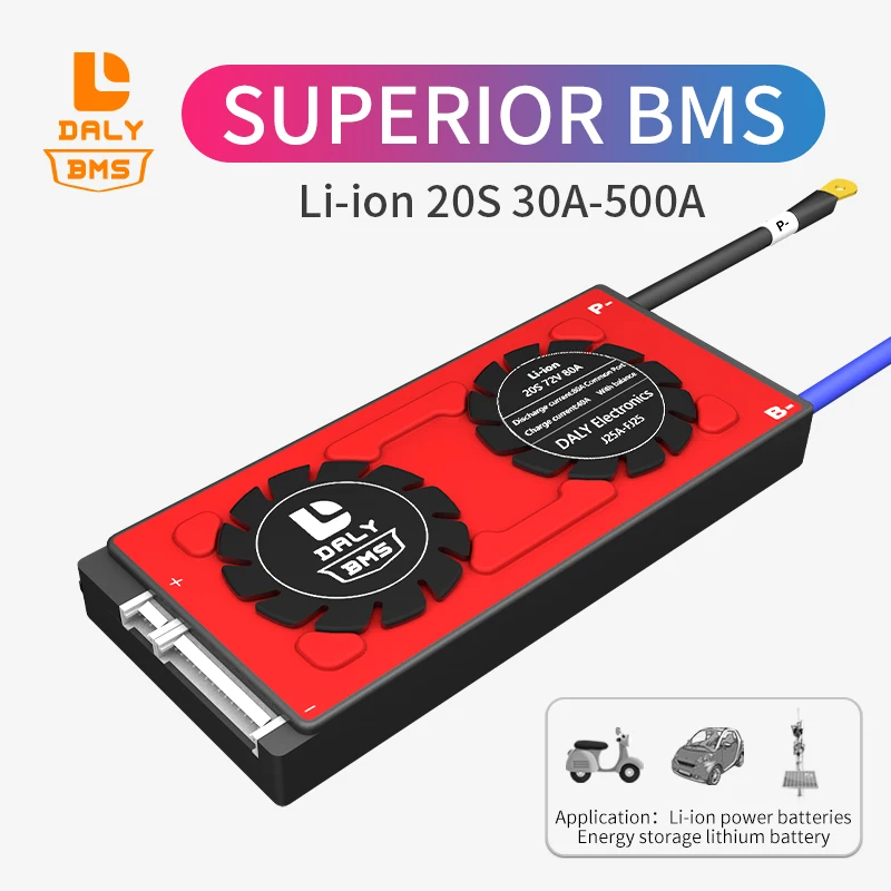 

Литий-ионная батарея BMS 3,7 в 20S 72 в с 30 А 40 А 50 А 80 а