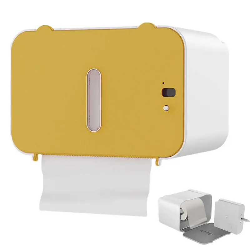 

Toilet Paper Holder No Drilling Induction Bathroom Tissue Organizer Smart Toilet Tissue Holder For Home Toilet Bedroom Toilet