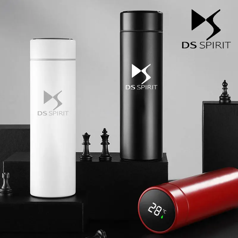 

500 ML Thermos Bottle Smart touch Display Temperature For DS Laser Customized LOGO Creative Coffee Mug Smart Insulated Kettle