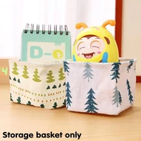 linen desktop storage basket sundries toy storage box laundry stationery underwear office basket organizer cosmetic organiz w7s3