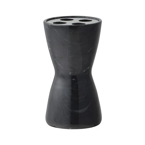 

Hafele Black Marble Tooth Brush Holder Black Quad 580.31.836