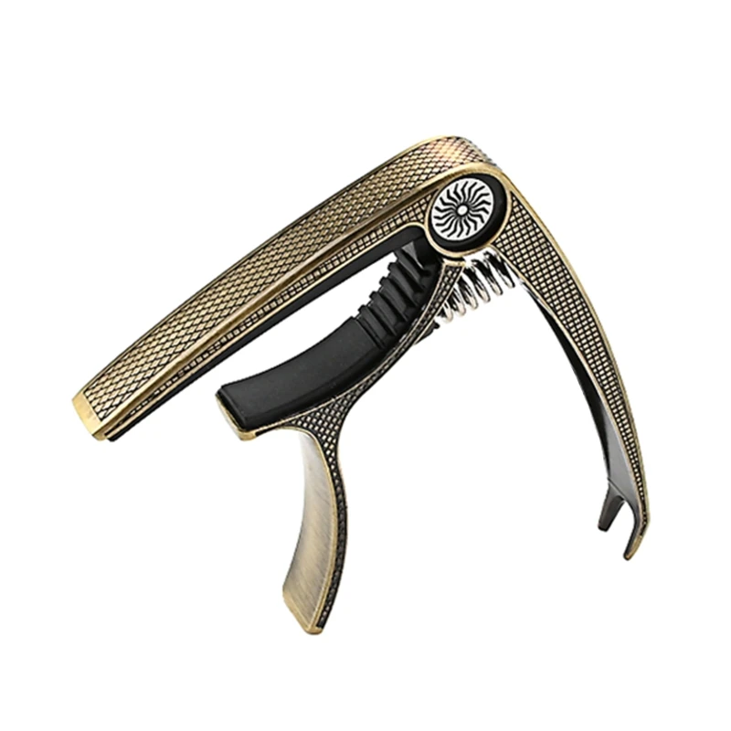 2 в 1 гитарный каподастр из цинкового сплава для 6-струнной акустической