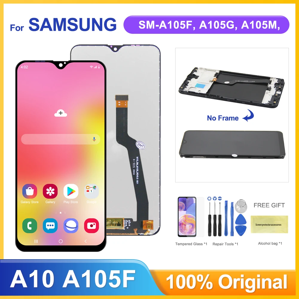 

Дисплей 6,2 ''A10 для Samsung Galaxy A10 A105F/DS A105FN/DS A105M/DS, ЖК-дисплей с сенсорным экраном и дигитайзером в сборе для Galaxy M10