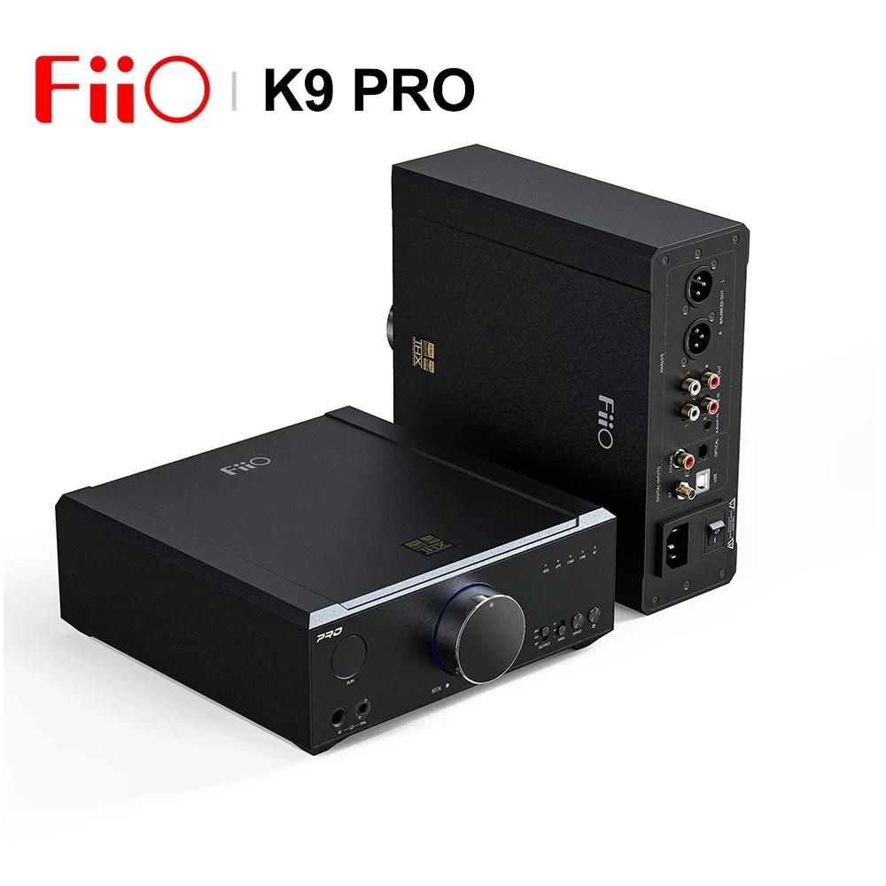 FiiO-Amplificador de auriculares de escritorio K9 Pro AKM/ESS, decodificador DSD todo en uno, Bluetooth AMP, USB, Chip MQA, AK4499/ES9038PRO * 2