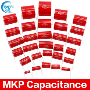 PAPRI Аксиальный конденсатор MKP 0,47-30 мкФ, 250 В постоянного тока, 1 шт., для HIFI, сделай сам, частотная емкость, гитарный усилитель