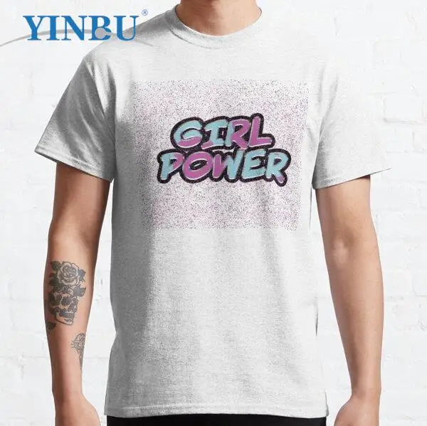 

Girl Power in Graffiti look Men's t-shirt 2023 new in YINBU Brand Graphic Tee