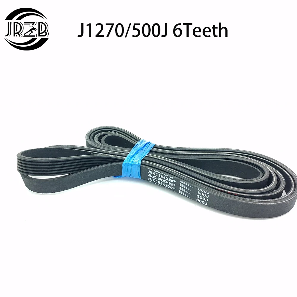 

New Arrival! 1/2PCS Treadmill belt drive belt J1270/500J 6teeth Rubber multi groove belt multi wedge