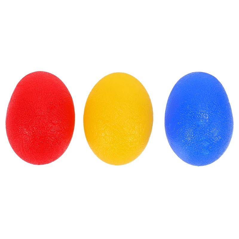 

3Pcs Hand Grip Strength Trainer, Stress Relief Ball, Wrist Rehab Hand Grip Equipment Ball Finger Resistance Exerciser