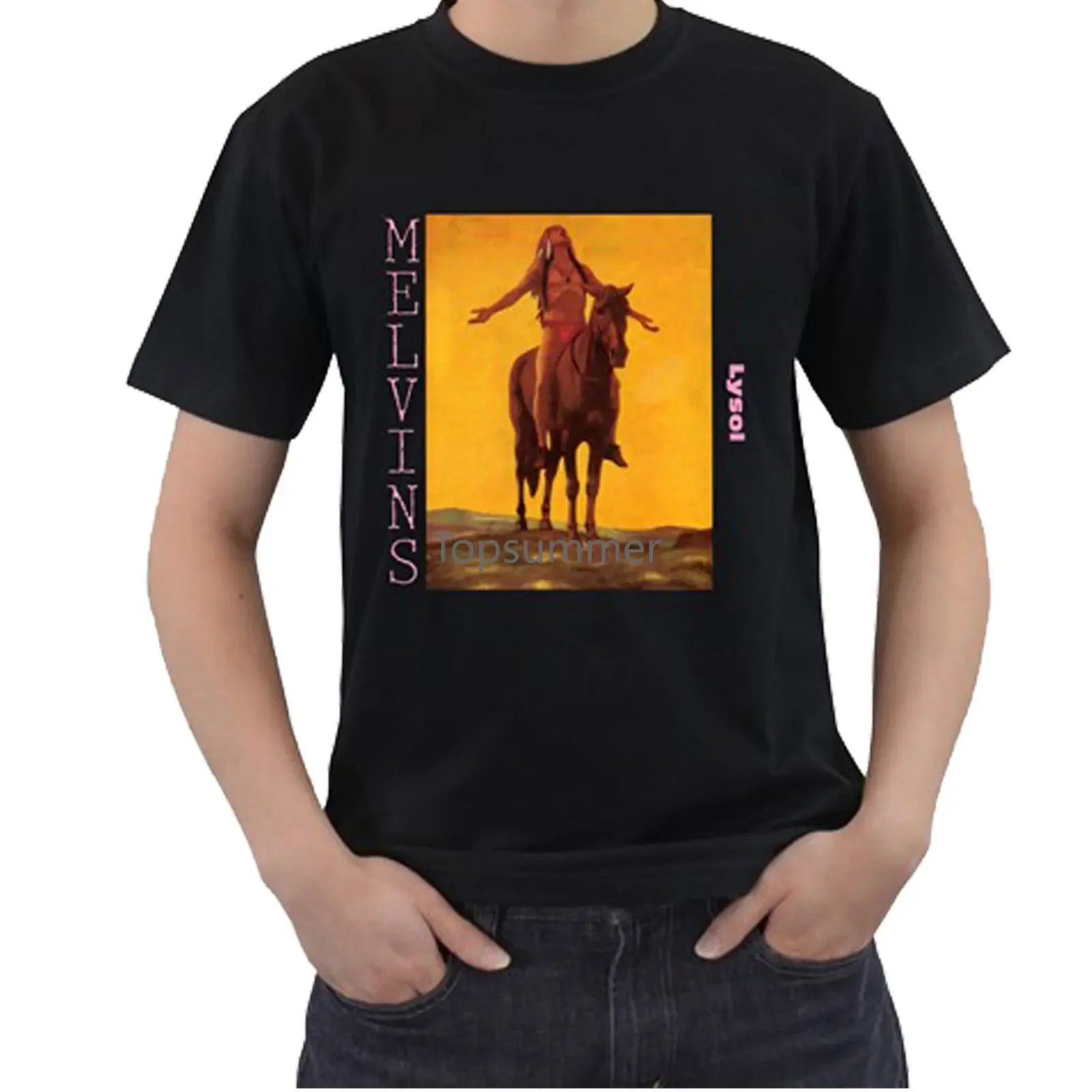 Новая мужская черная футболка Best The Melvins Lysol Metal Rock Band размеры от S до 3XL с принтом