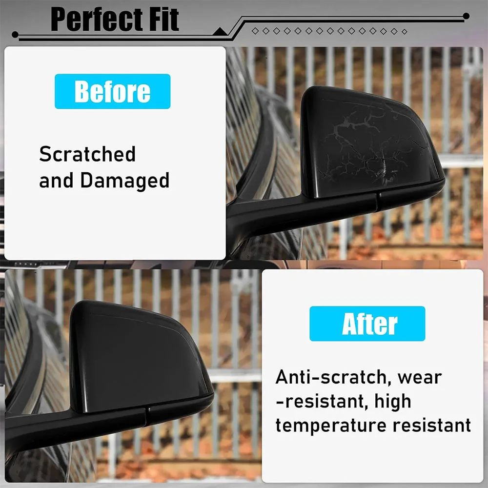 Для модели Y 2020 2021 2022 2023 левое и правое автомобильное зеркало накладка на заднего