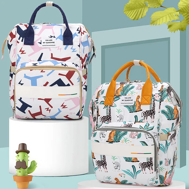 

Mommy Bag Large Capacity Stroller Bag Mom Baby Multi-function Double-shoulder Bag Outdoor Travel Diaper Bags Baby Supplies