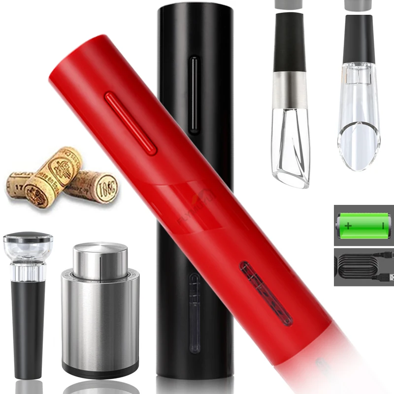 Экологичная электрическая открывалка для вина автоматическая пивных бутылок