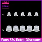 Мерные пластиковые одноразовые микроблейдинг, чернила для татуировок, чашки для перманентного макияжа, пигмент, прозрачный мерный держатель, аксессуары для татуировок