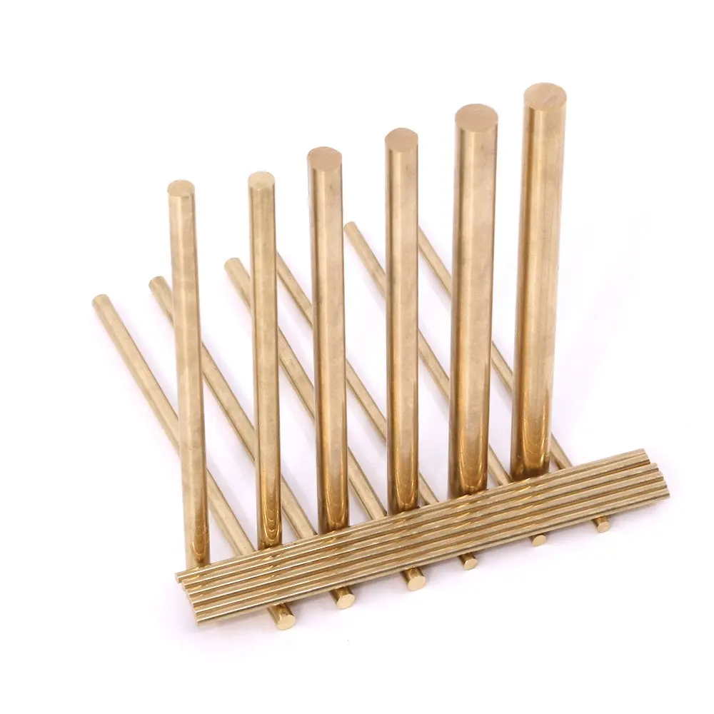 Фото 2 мм, 3 мм, 4 мм, 5 мм, 6 мм, 8 мм, 10 мм, 12 мм, длина 100-500 м, DIY Hareware, латунные круглые стержни, стержень для токарного станка, круглая проволочная трубка №4