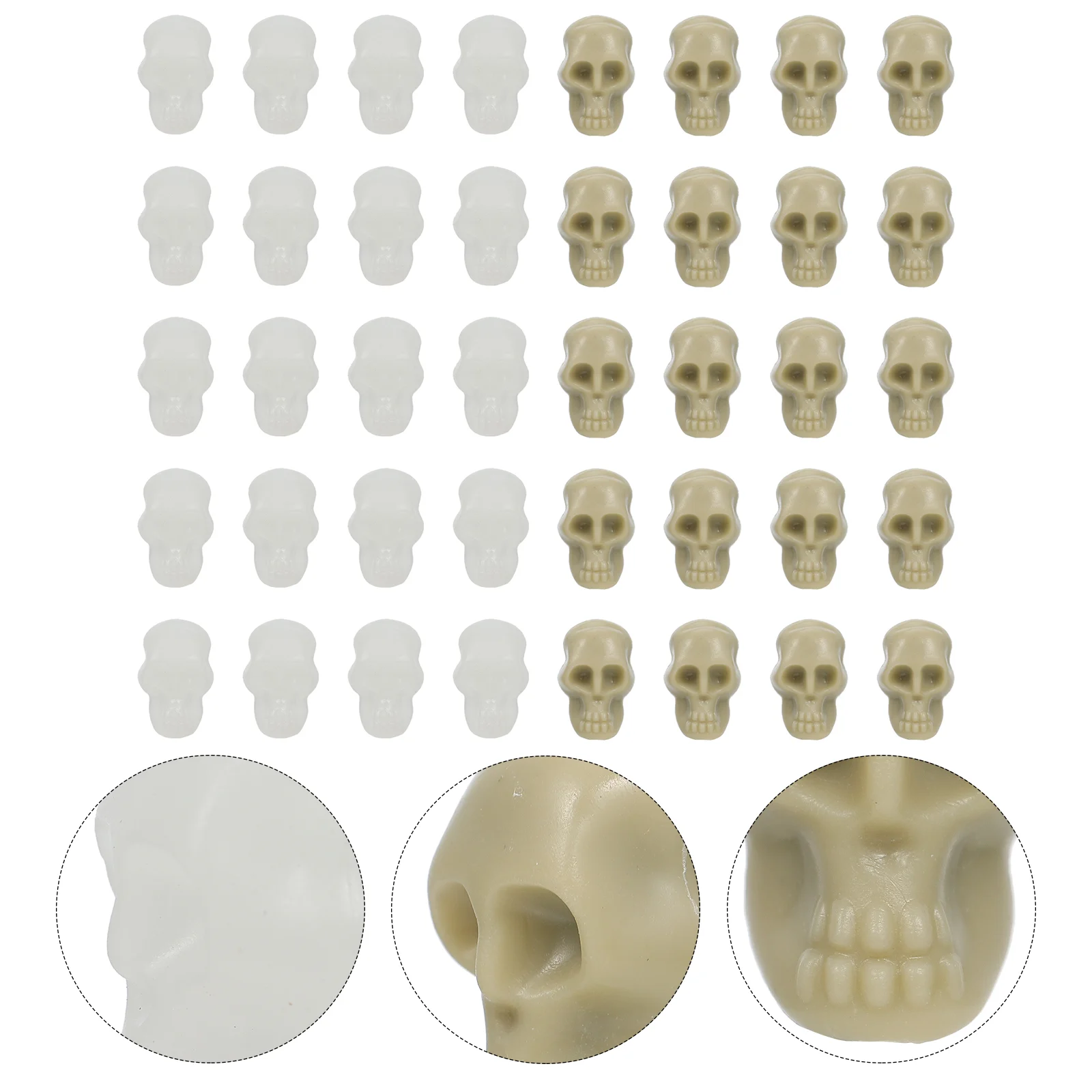 

100 шт., декоративные пластиковые украшения на Хэллоуин