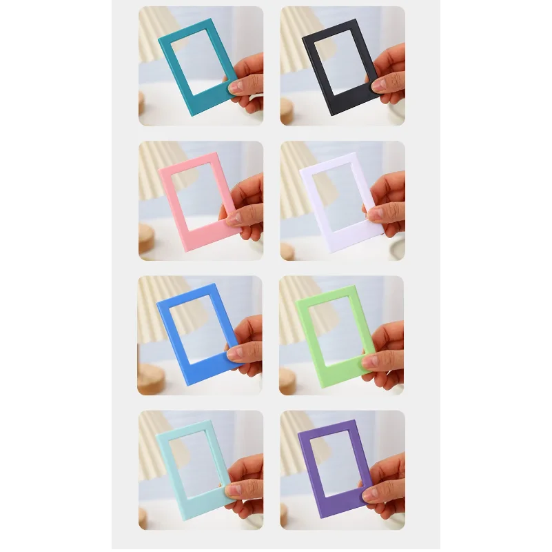 Набор из 10 магнитных фоторамок Instax Mini |   Магнитный держатель для карточек на холодильник в стиле Ins, креативный, милый, для моментальных фото 3 дюйма (art.: 3920dbae1730e) - 3920dbae1730e