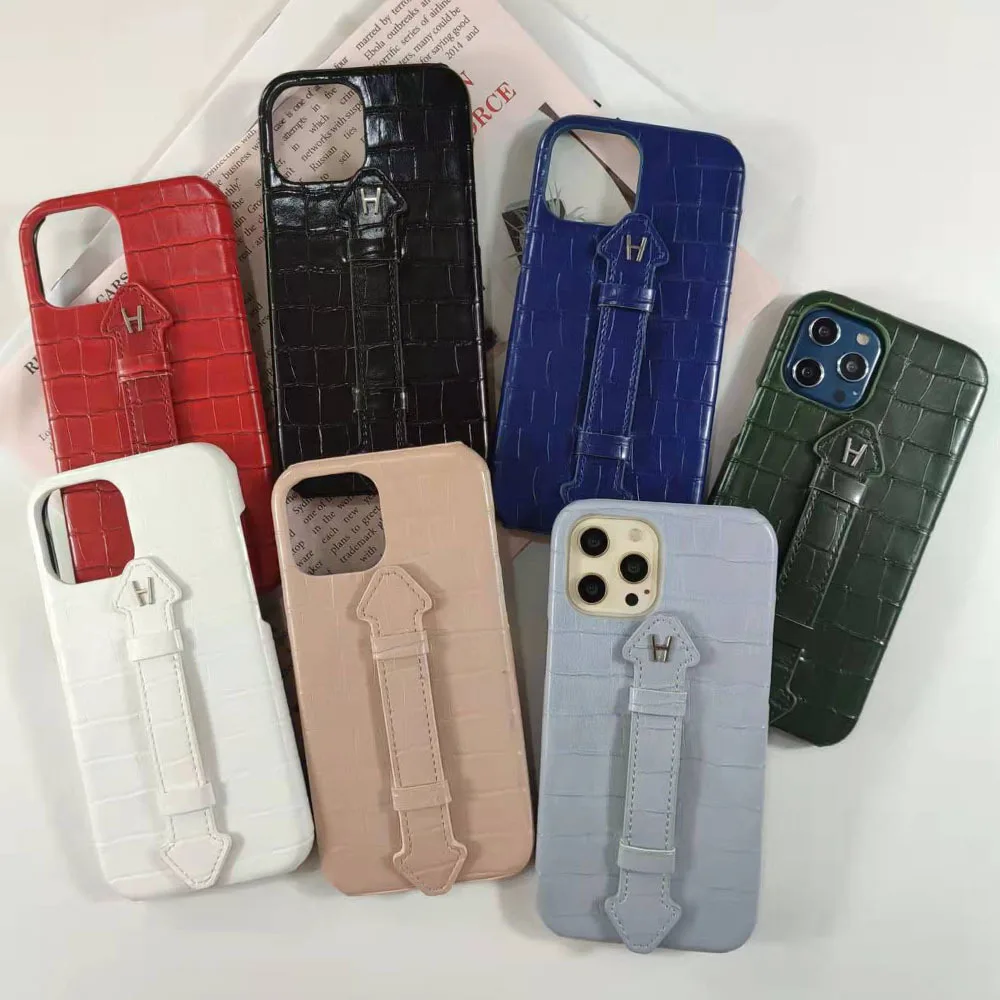 Новый кожаный чехол с крокодиловым узором для iPhone 15promax 14plus 13pro 11 12 Xs Xsmax Xr 8plus