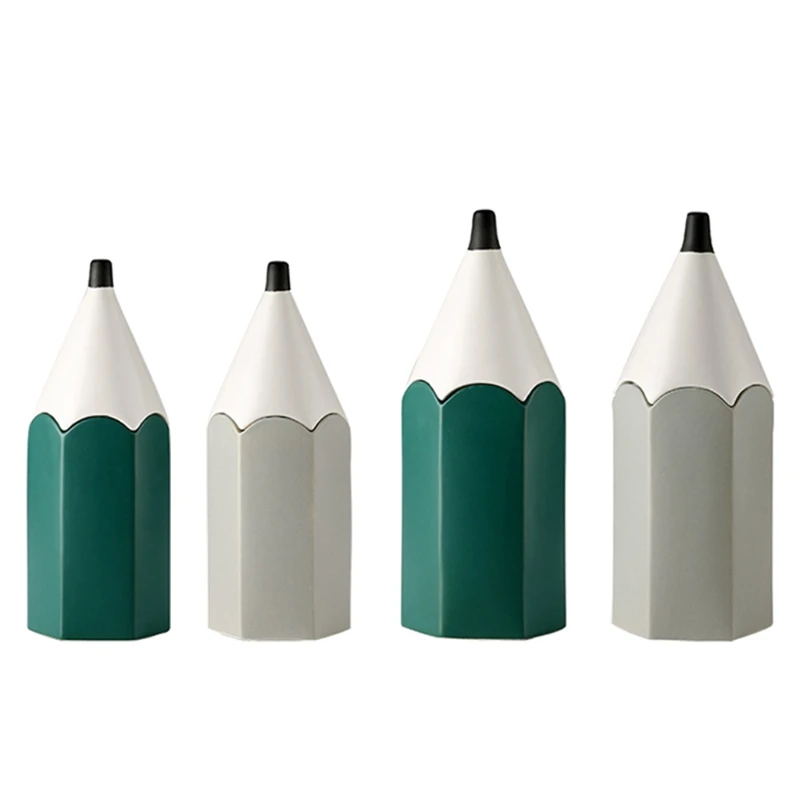 

Керамическая подставка для карандашей в форме ручки, многоцелевое использование, чашка для карандашей, настольный органайзер,