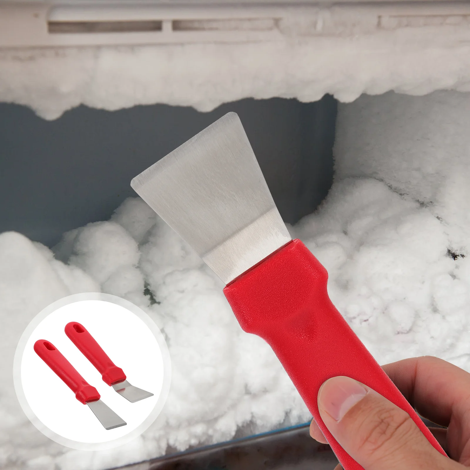 

Ice Remover Refrigerator Scraper Freezer Scoop Fridge Removal Snow Tool Cleaning Defrosting Frost Deicing Scooper Stainless