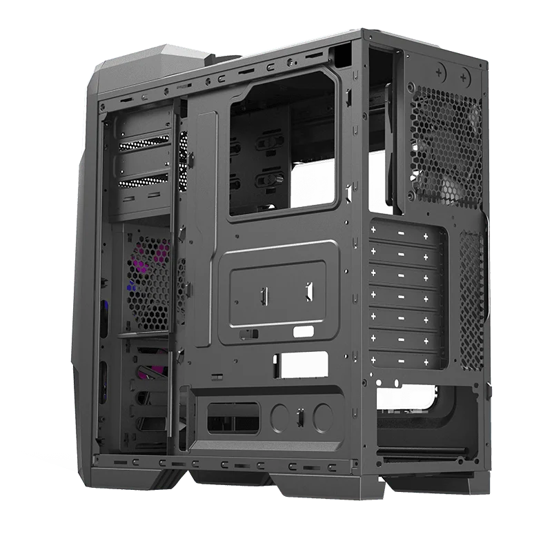 Чехол для игрового компьютера GAMEMAX Hauberk ATX-Tower чехол с 4usb-портами металлическая