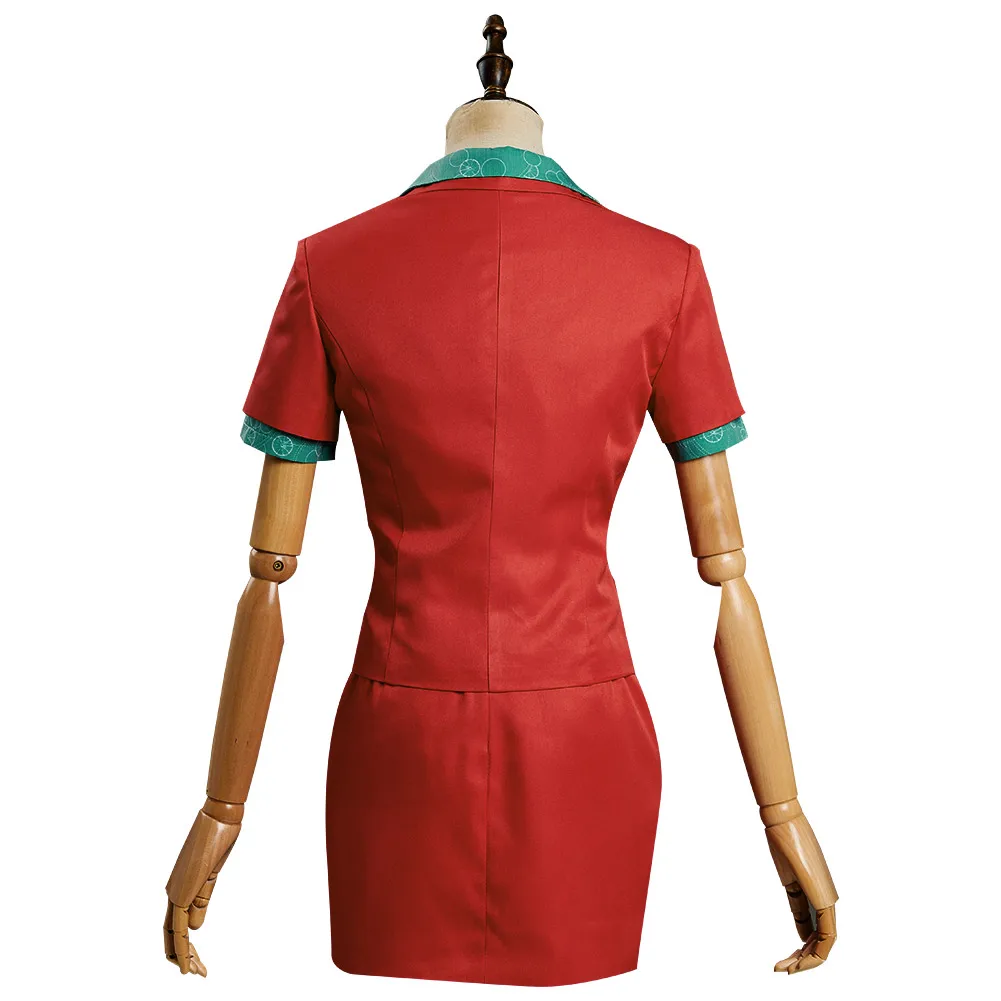 Женский костюм Джокера из фильма 2019 для косплея Офисная женская форма юбка