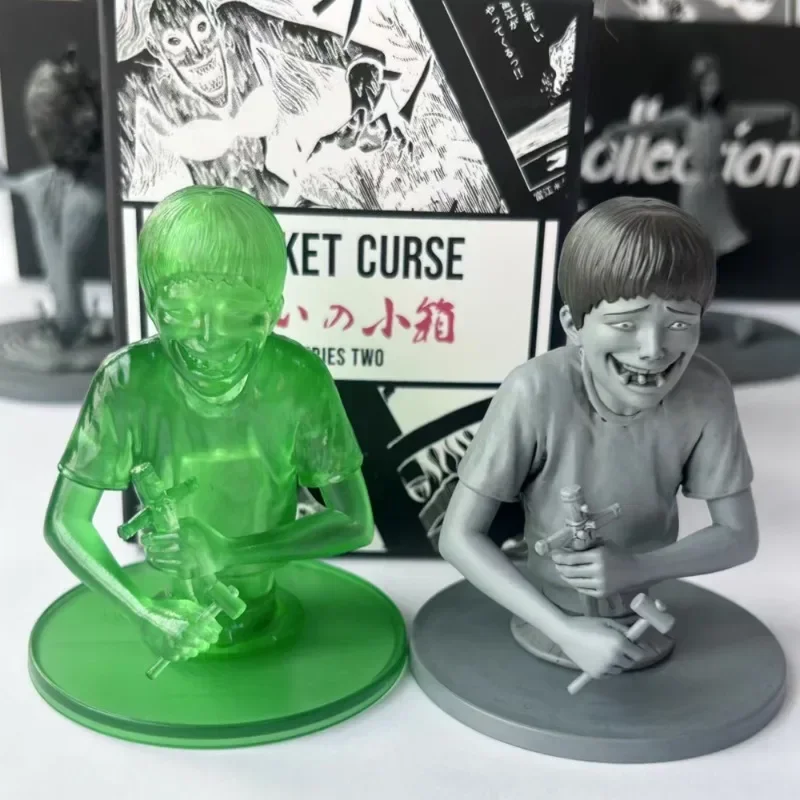 Фото Junji Ito Curse Terror Horror комикс слепая коробка игрушки Tomie Slug Girl кукла подарки игрушки коллекционные украшения подарки для детей №4