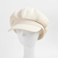 newsboy hat octagonal cap women beret retro spring autumn painter outdoor accessory