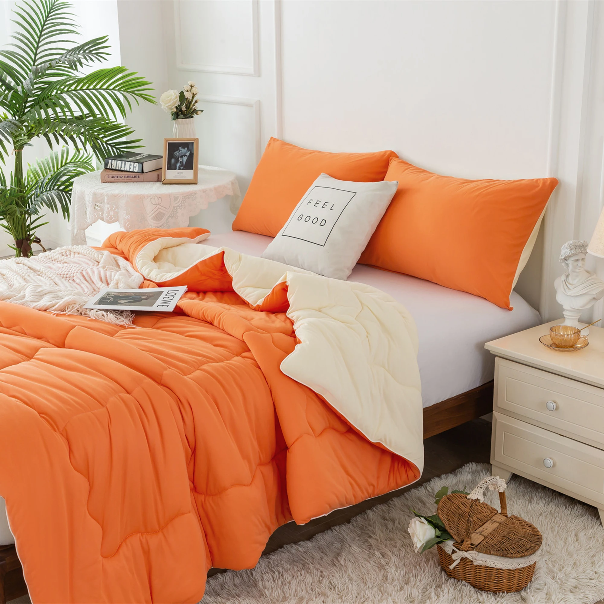 Всесезонный комплект ультра-мягкого одеяла California King двустороннее трикотажное