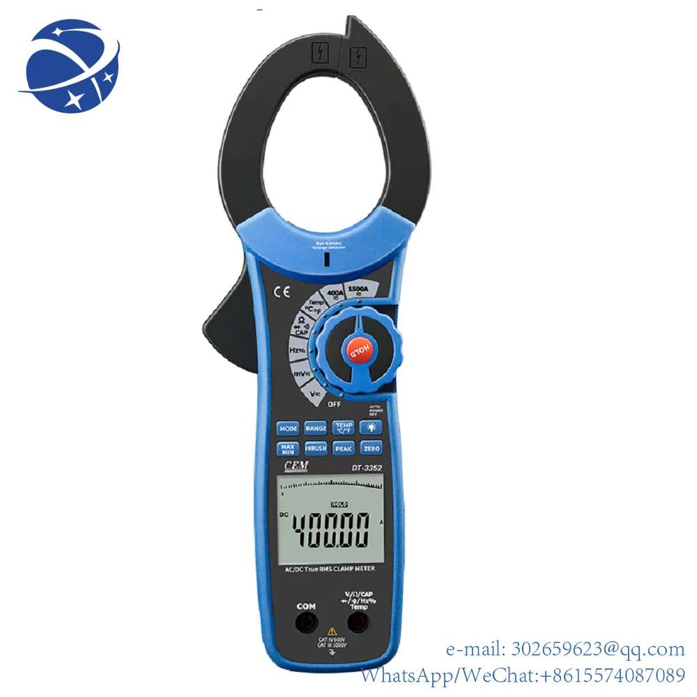 

yyhc CEM DT-3352 1500A AC/DC 900.0kW high voltage Clamp Meter Multimeter with inrush Current Function