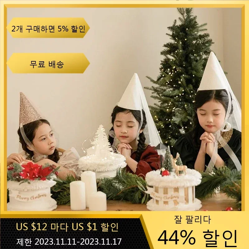 

Шикарные блестящие искусственные аксессуары в Корейском стиле, головные уборы для дня рождения, блестящие головные уборы