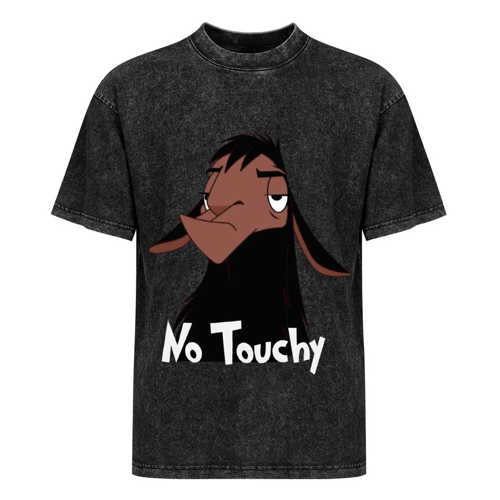 Футболка Kuzko No Touchy летняя одежда черные винтажные футболки мужские хлопковые