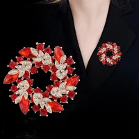 luxury women girls rhinestone boutique brooches pins crystal women clothing party wedding accessories brooch pin elegant jewelry